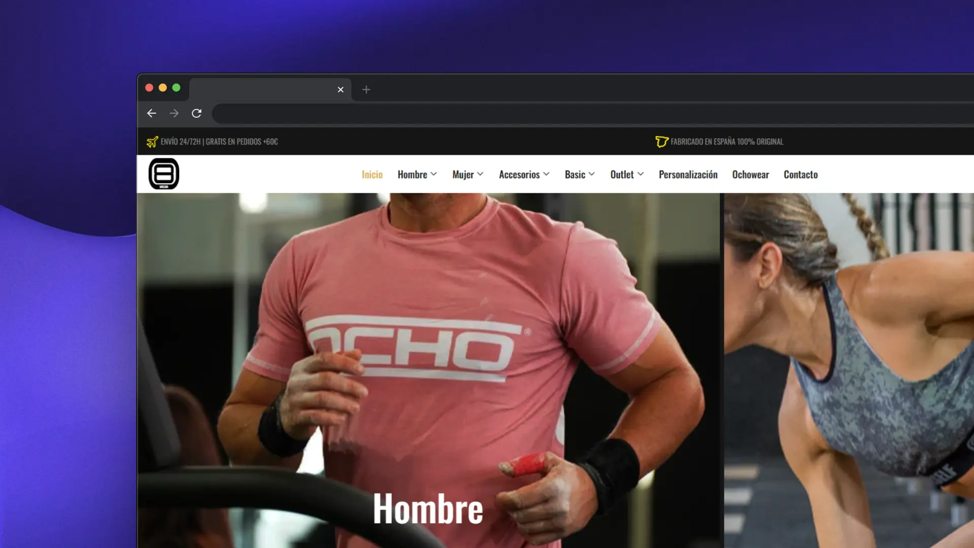 Captura de pantalla del proyecto /projects/ochowear.webp